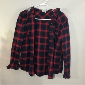 RED AND NAVY FLANNEL